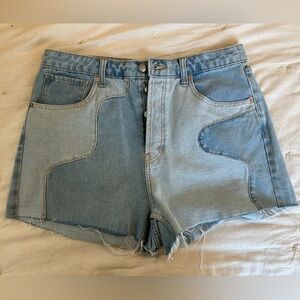 Wild Fable Two-Tone Jean Shorts